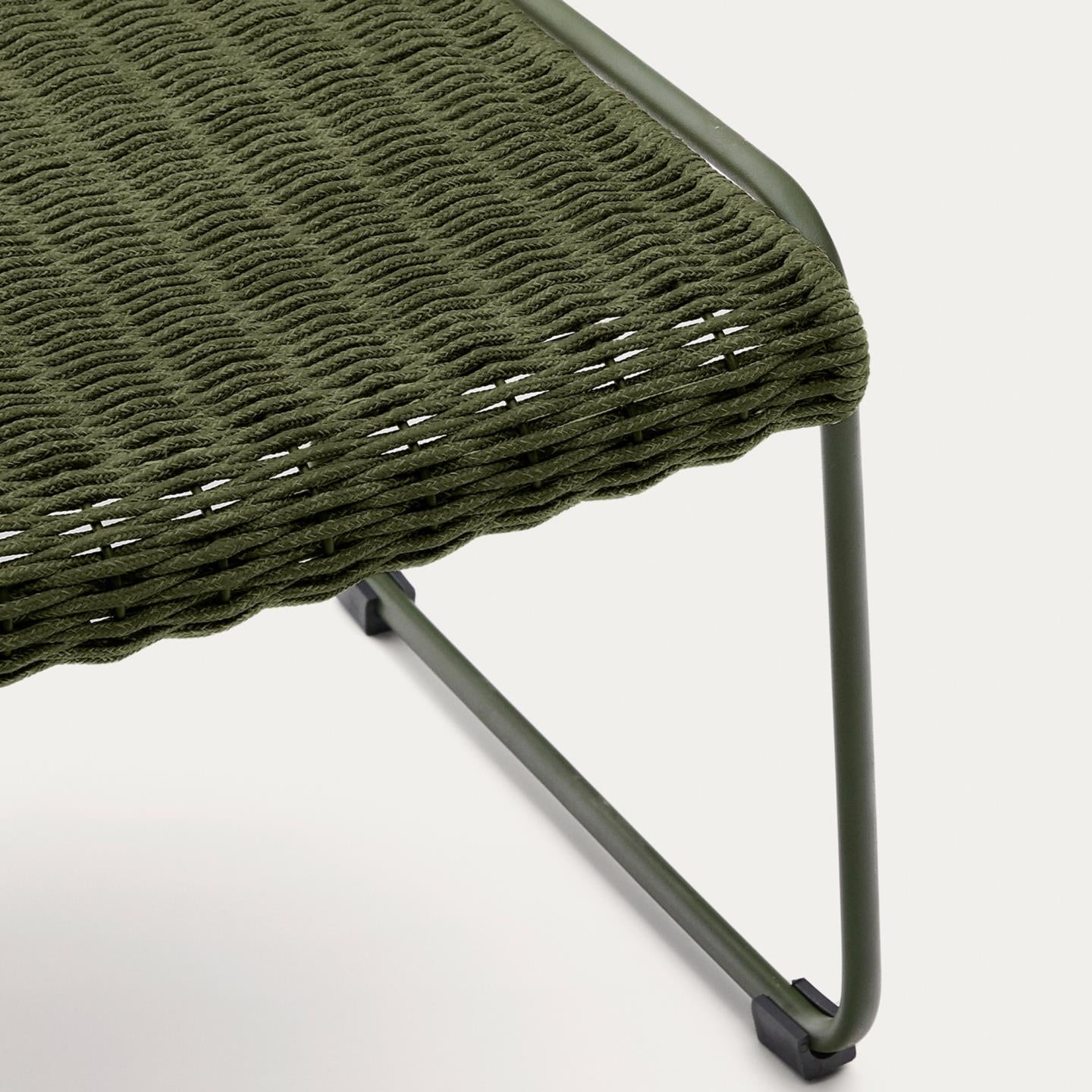 Kave Home Maurina voetenbank Groen