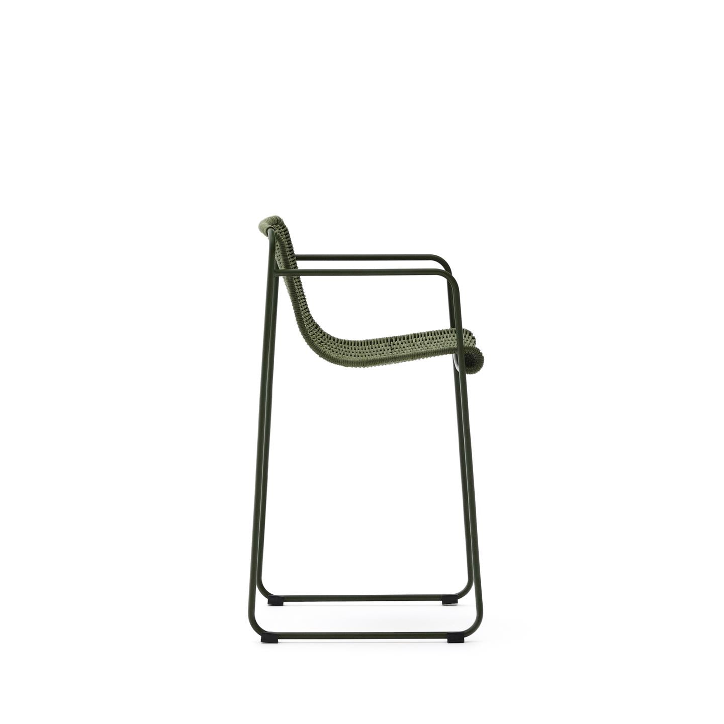 Kave Home Maurina barkruk H64 Groen