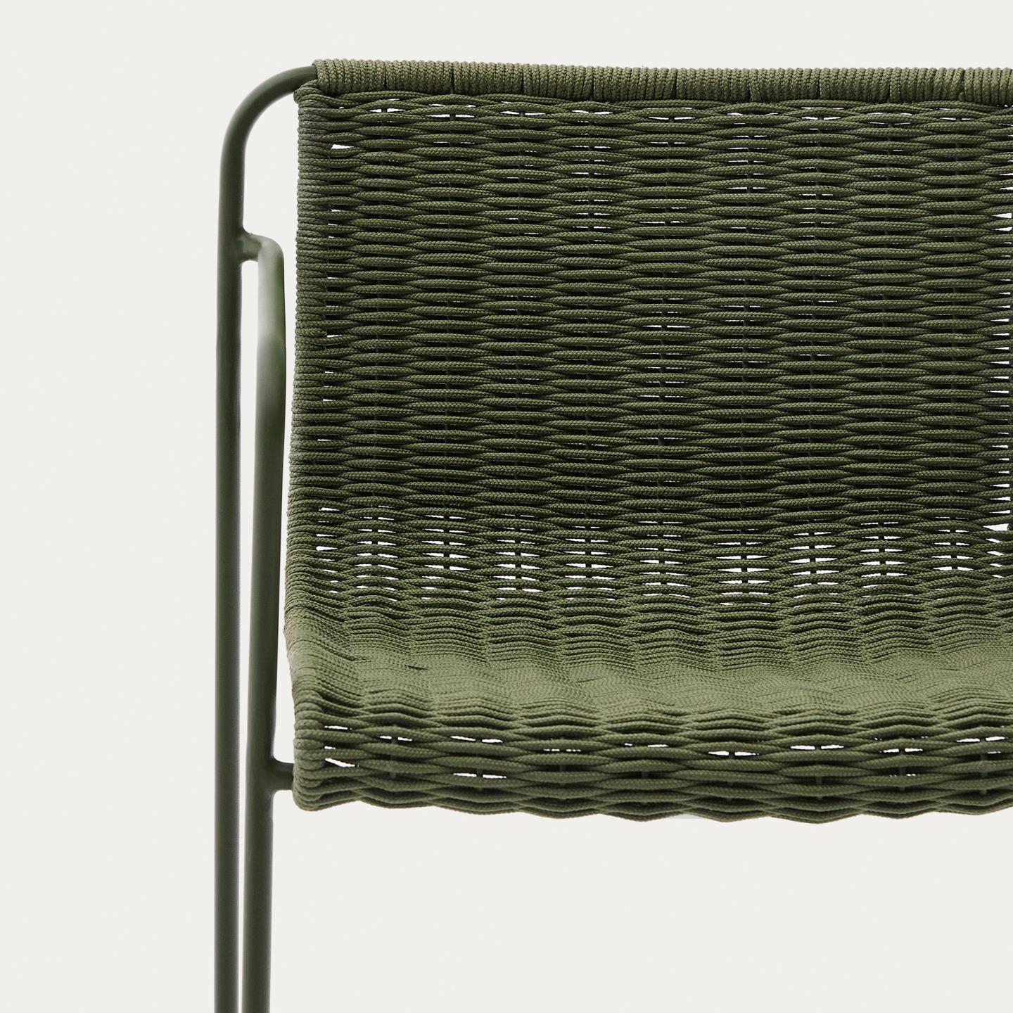 Kave Home Maurina barkruk H64 Groen