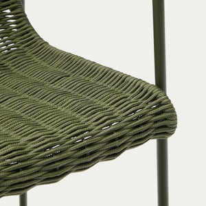 Kave Home Maurina barkruk H64 Groen