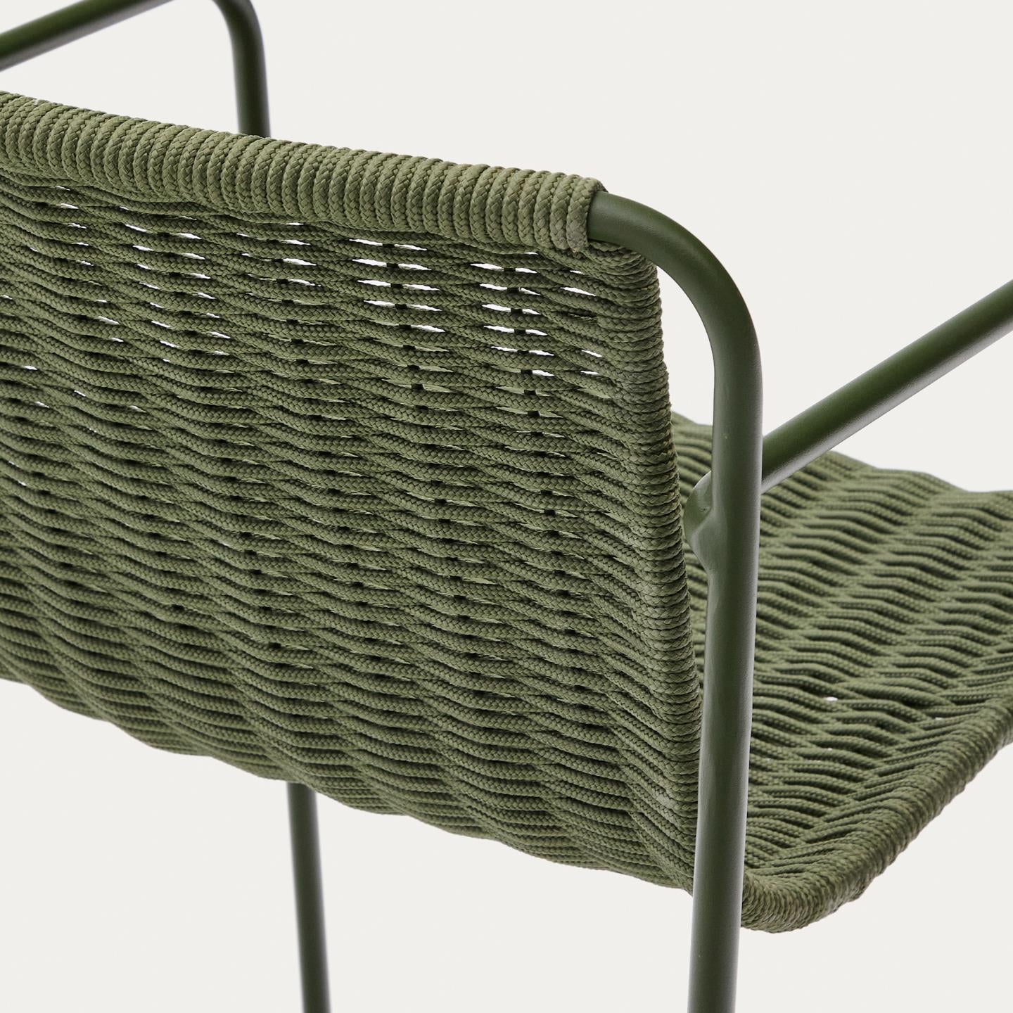 Kave Home Maurina barkruk H64 Groen