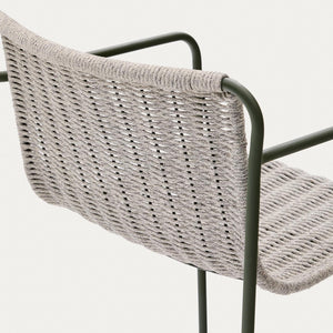 Kave Home Maurina barkruk H64 Ecru