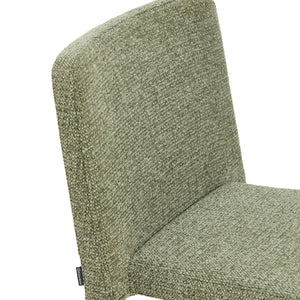 Kave Home Loria eetkamerstoel chenille Groen