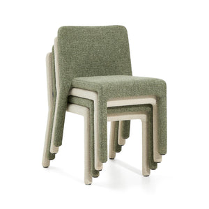 Kave Home Loria eetkamerstoel chenille Beige