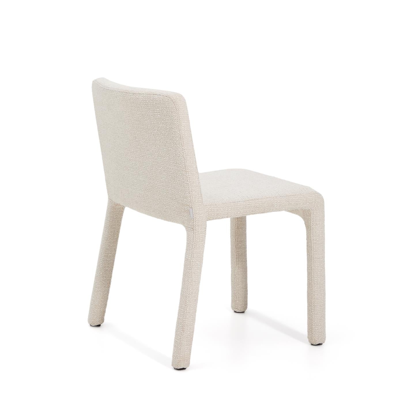Kave Home Loria eetkamerstoel chenille Beige