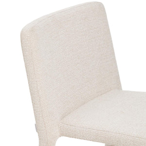 Kave Home Loria eetkamerstoel chenille Beige