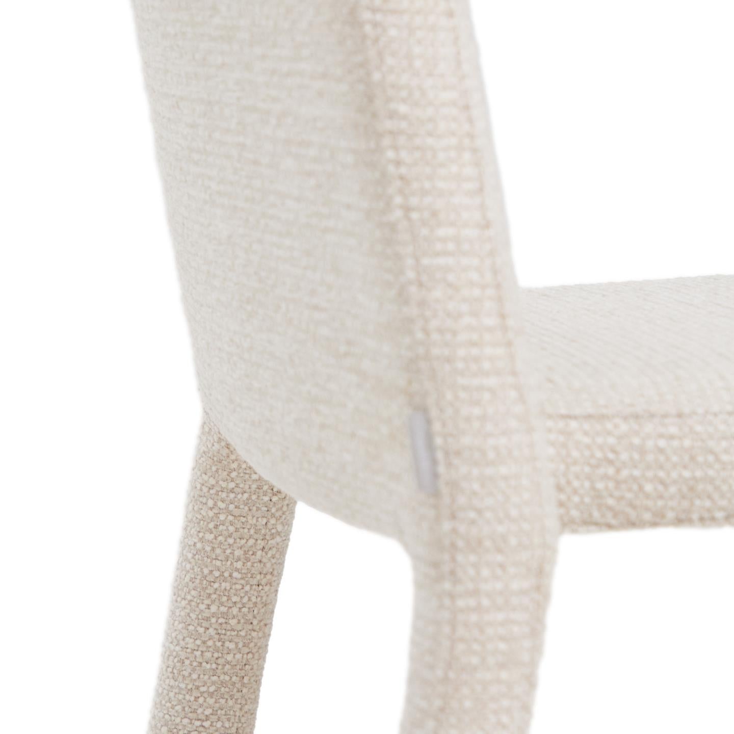 Kave Home Loria eetkamerstoel chenille Beige
