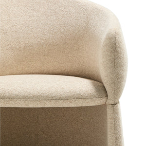 Kave Home Bosca eetkamerstoel chenille Beige