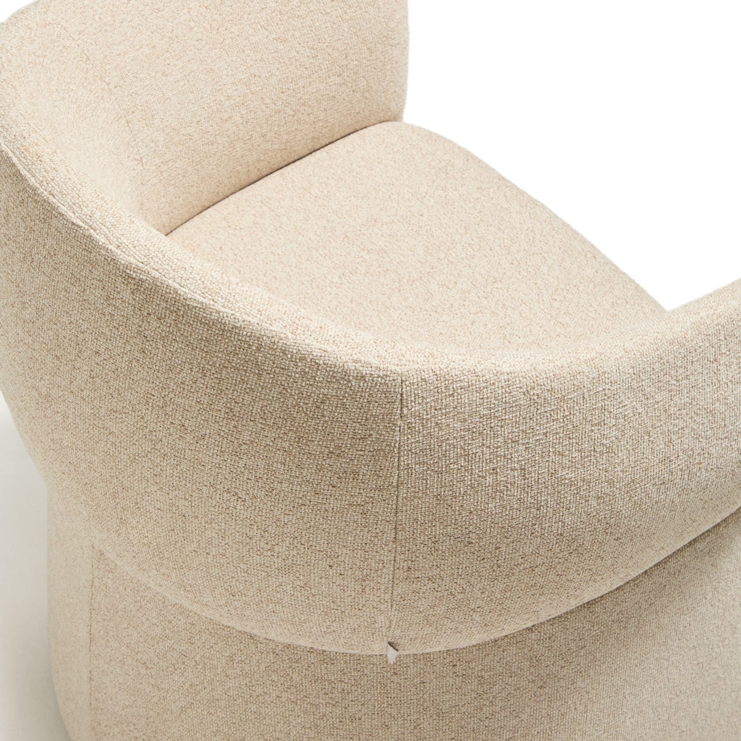 Kave Home Bosca eetkamerstoel chenille Beige