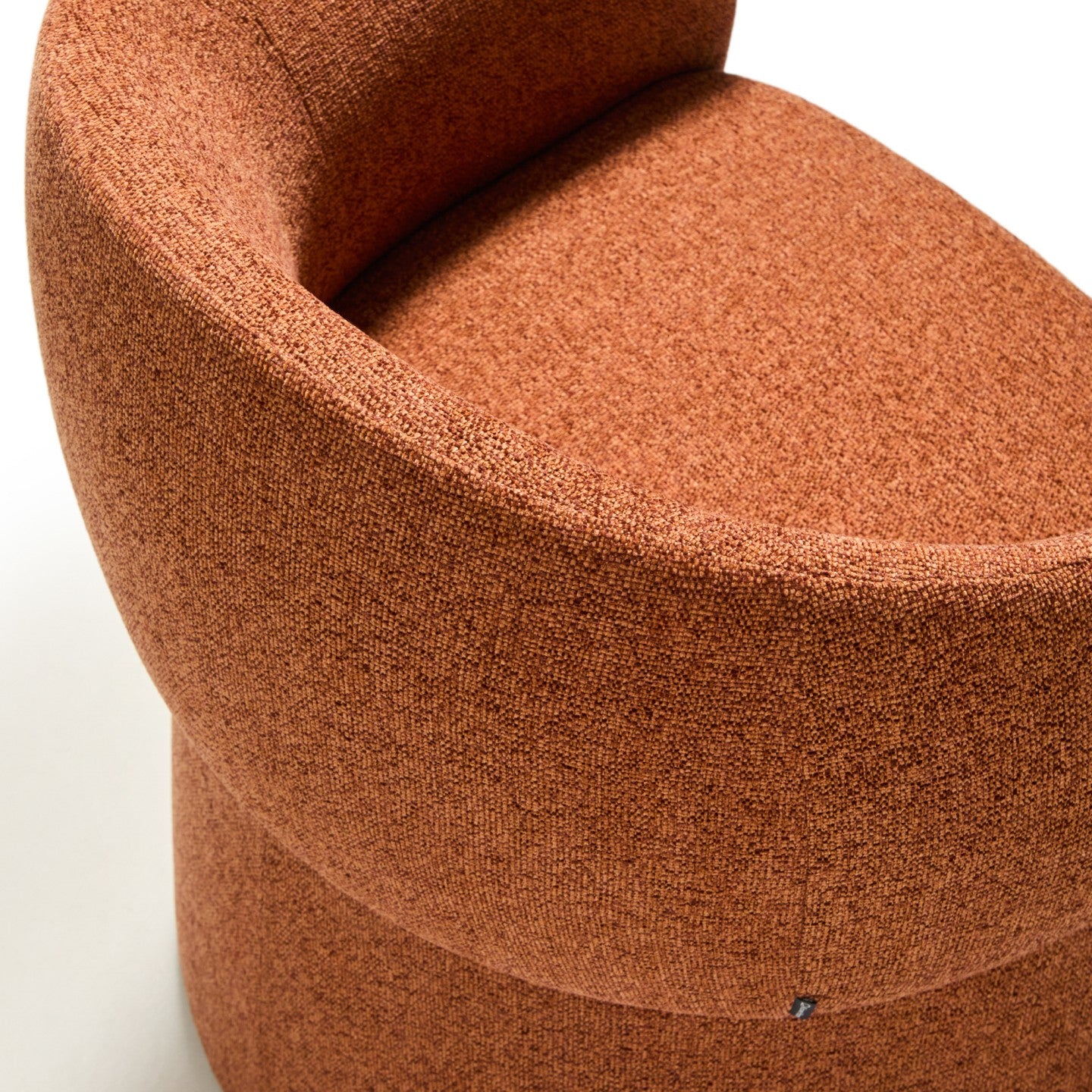 Kave Home Bosca eetkamerstoel chenille Terracotta