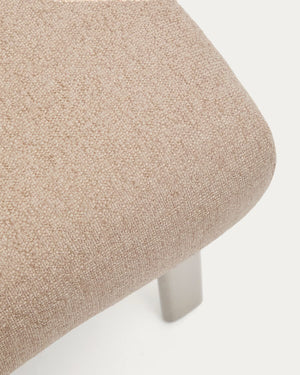 Kave Home Amsen hocker Lichtbruin