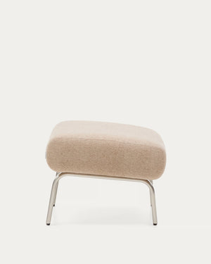 Kave Home Amsen hocker Lichtbruin
