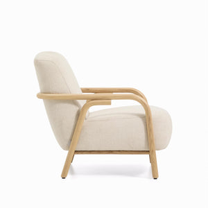 Kave Home Sylo fauteuil chenille Beige naturel