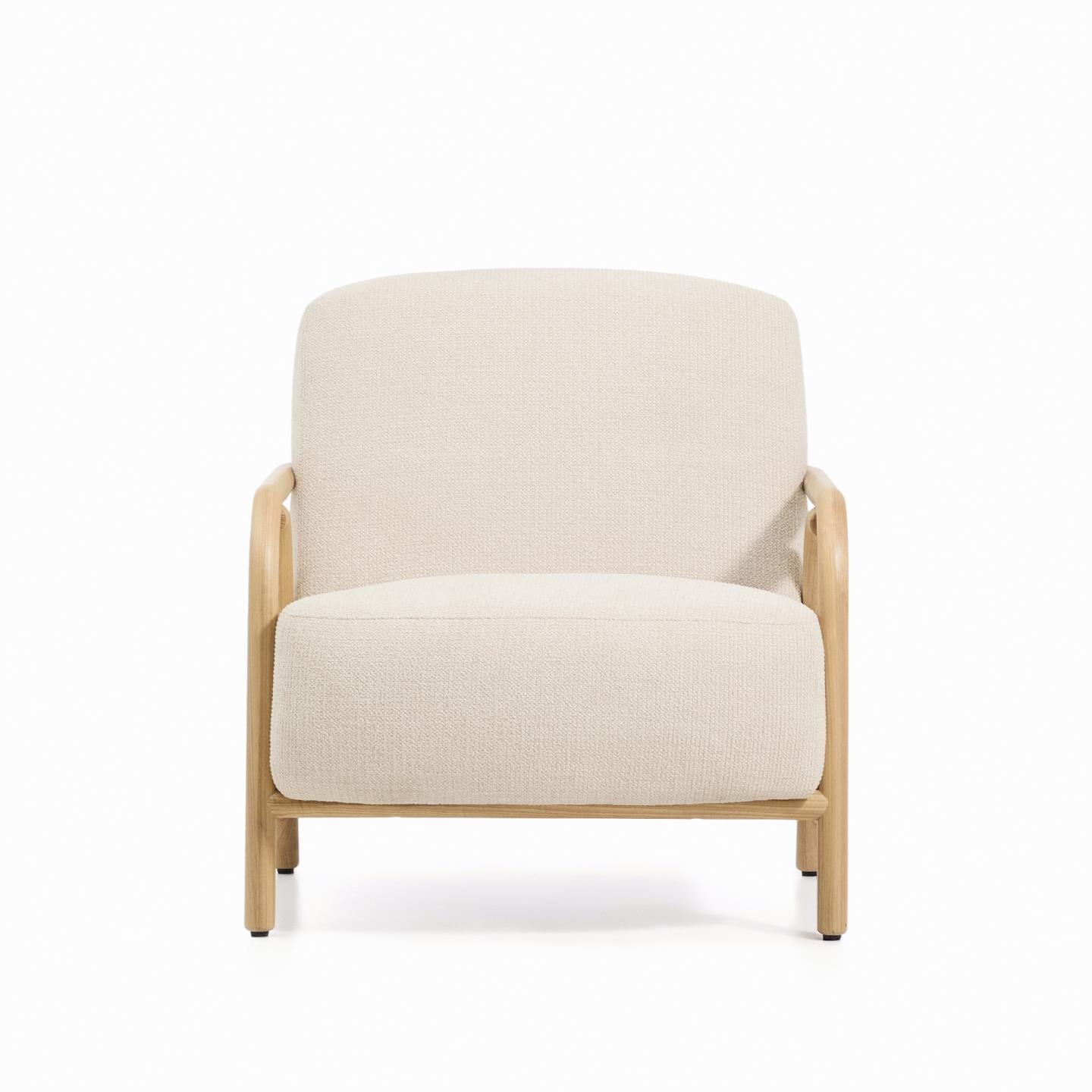 Kave Home Sylo fauteuil chenille Beige naturel
