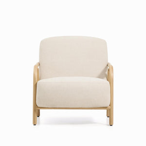 Kave Home Sylo fauteuil chenille Beige naturel
