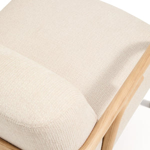 Kave Home Sylo fauteuil chenille Beige naturel