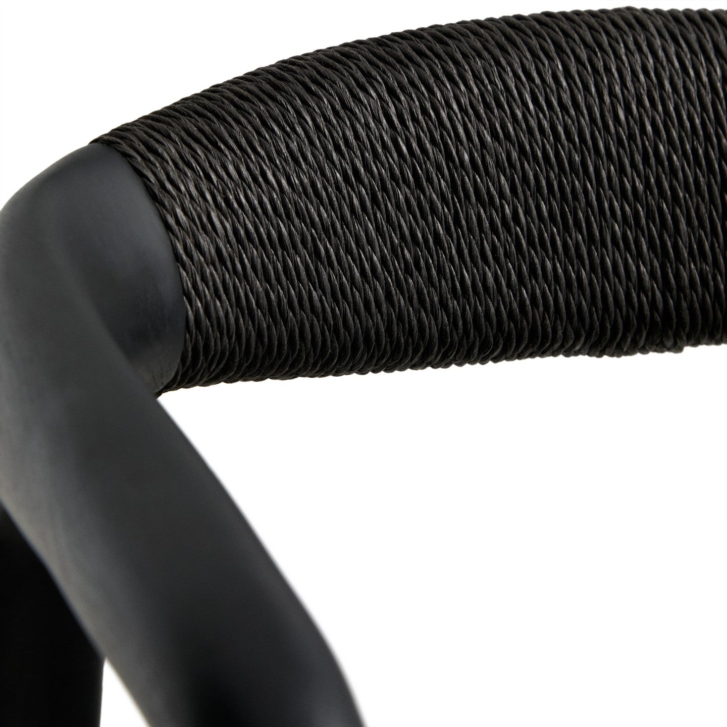 Kave Home Derile barkruk H65 cm eiken Zwart