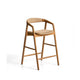 Kave Home Derile barkruk H65 cm eiken Naturel