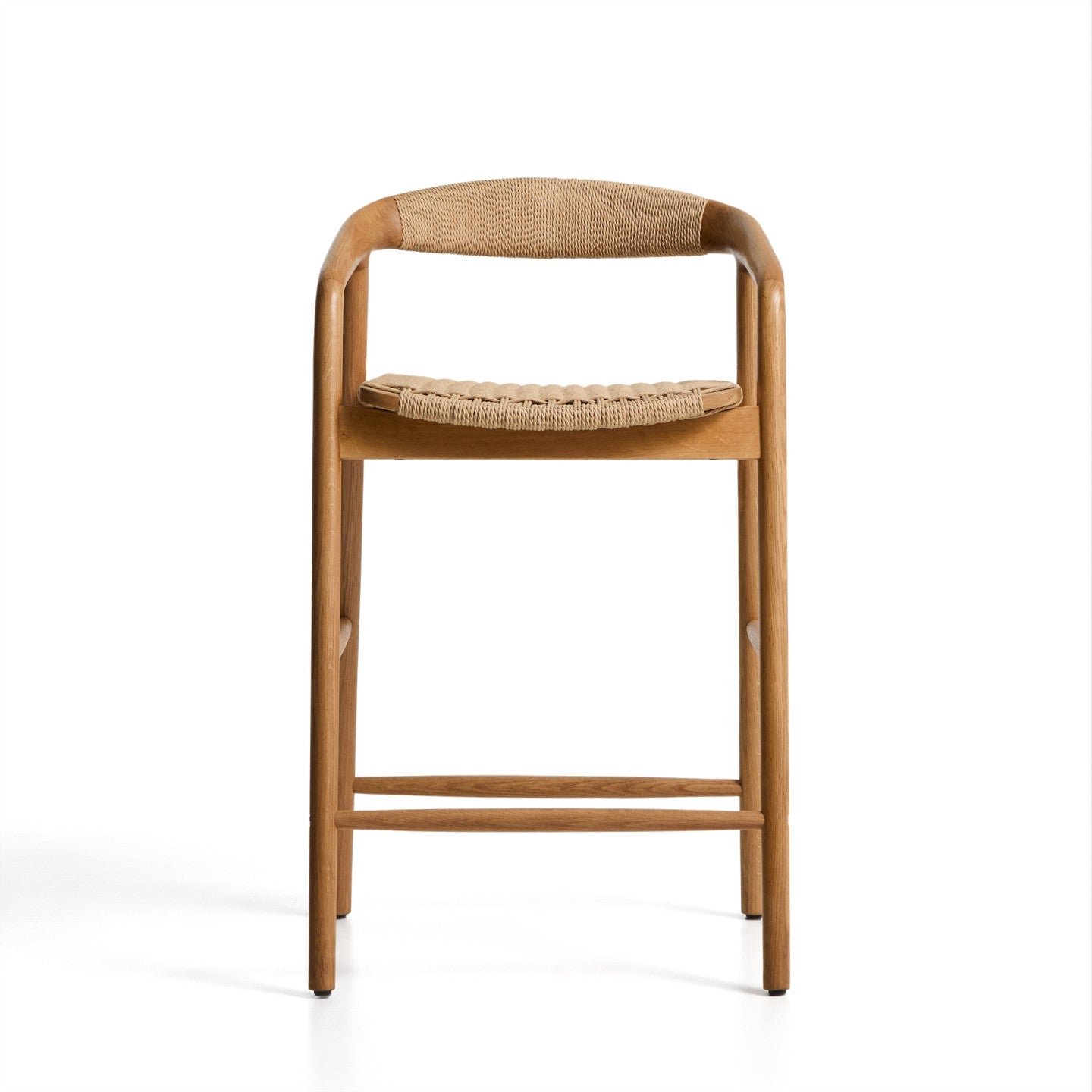 Kave Home Derile barkruk H65 cm eiken Naturel