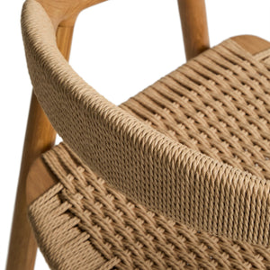 Kave Home Derile barkruk H65 cm eiken Naturel