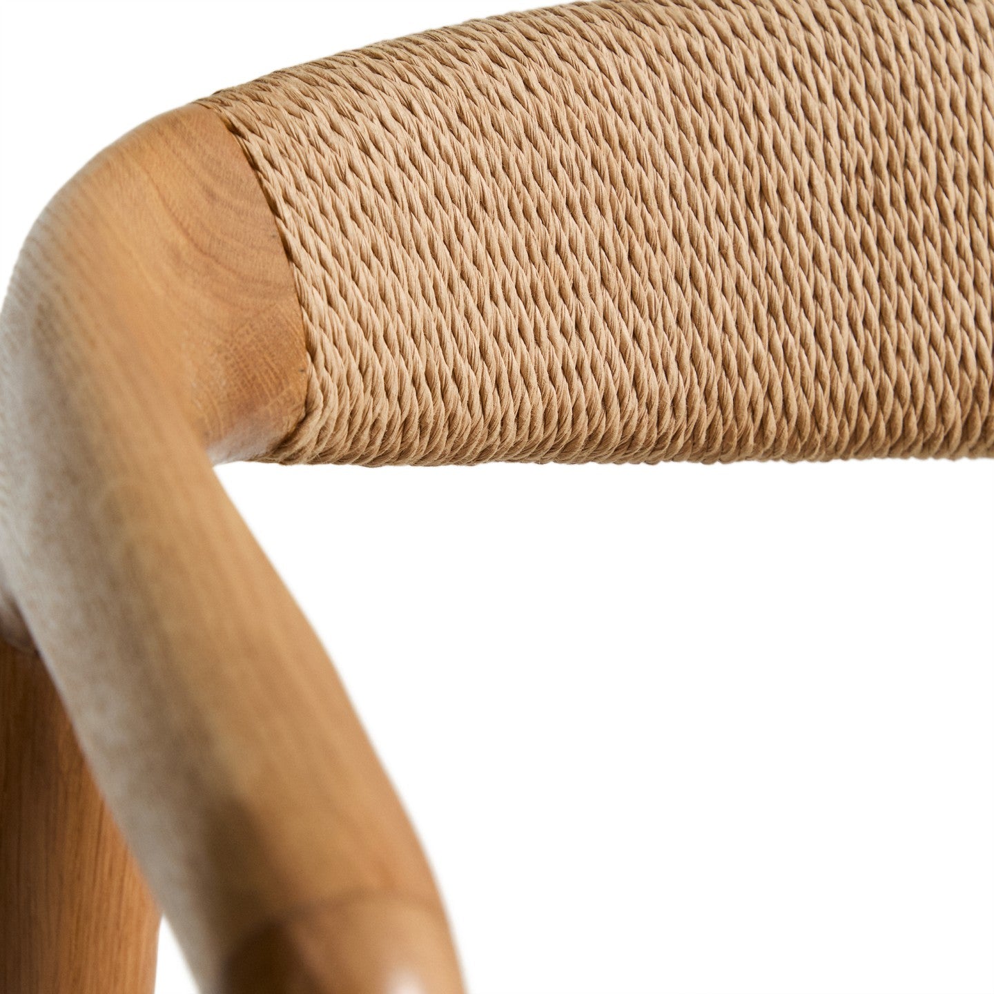 Kave Home Derile barkruk H65 cm eiken Naturel