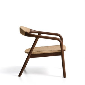 Kave Home Derile fauteuil eiken Donker