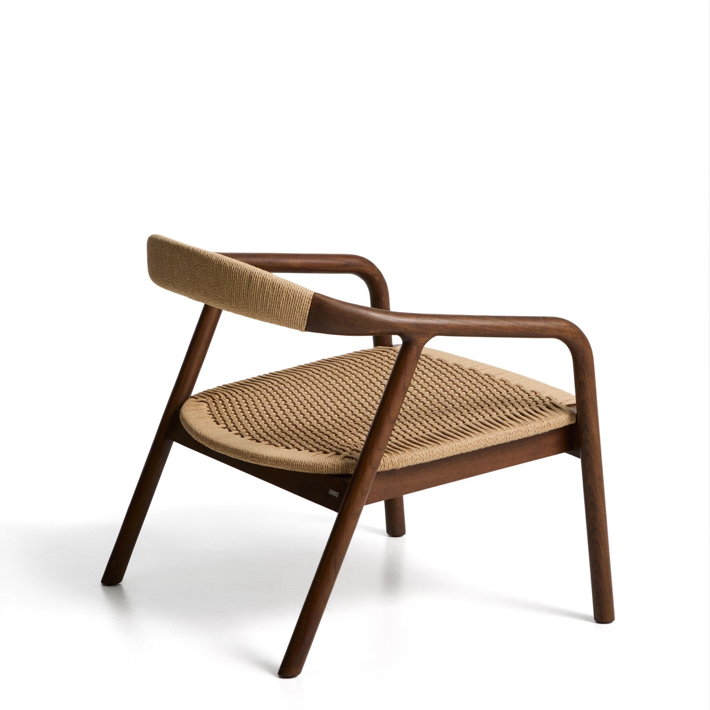 Kave Home Derile fauteuil eiken Donker