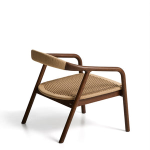 Kave Home Derile fauteuil eiken Donker