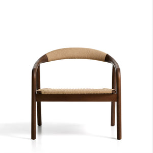 Kave Home Derile fauteuil eiken Donker