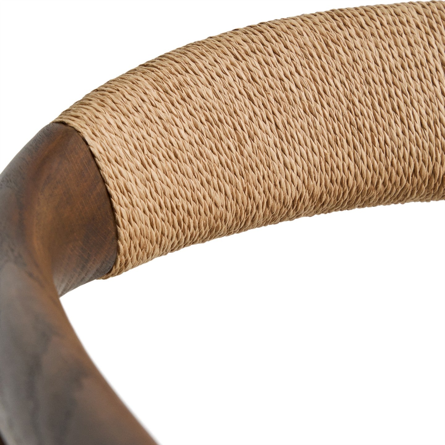 Kave Home Derile fauteuil eiken Donker