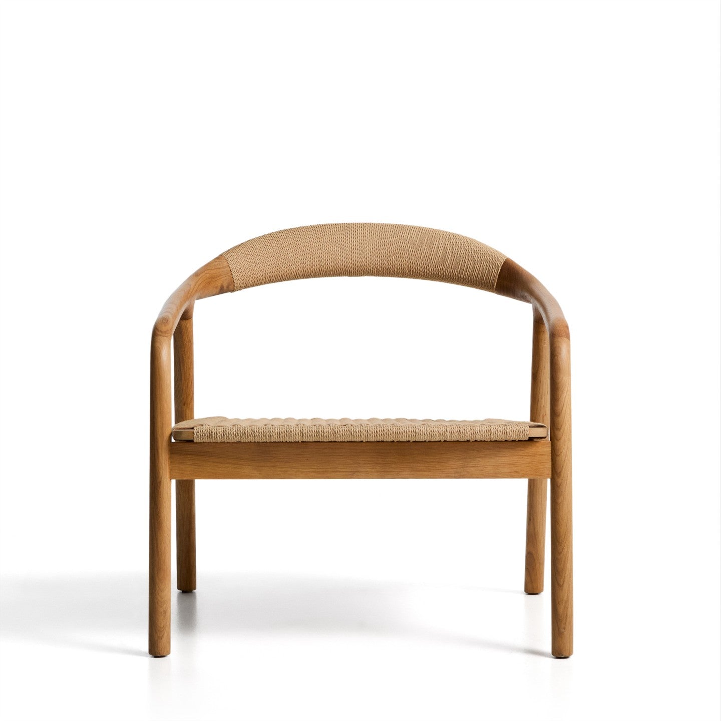 Kave Home Derile fauteuil eiken Naturel
