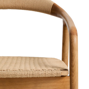 Kave Home Derile fauteuil eiken Naturel