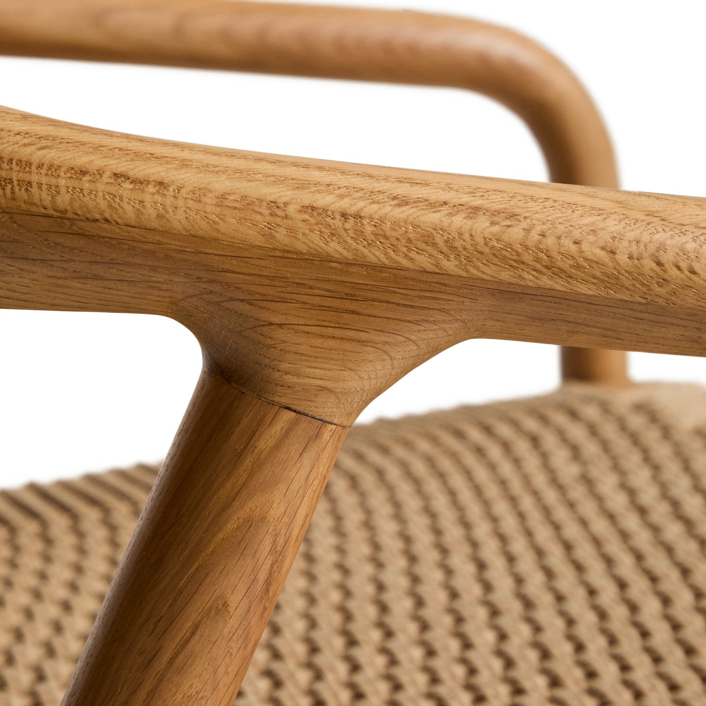 Kave Home Derile fauteuil eiken Naturel