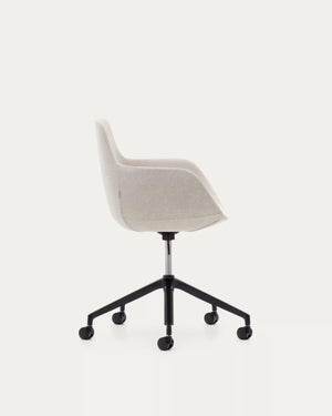 Kave Home Tissiana bureaustoel draaibaar Beige