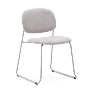 Kave Home Meli eetkamerstoel chenille Beige