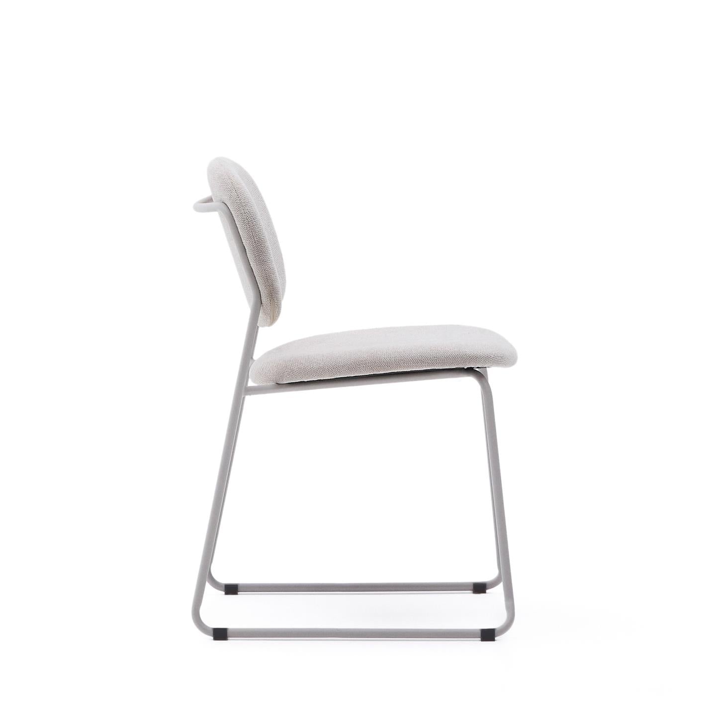Kave Home Meli eetkamerstoel chenille Beige