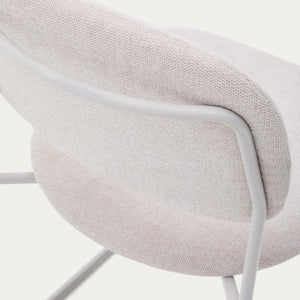 Kave Home Meli eetkamerstoel chenille Beige