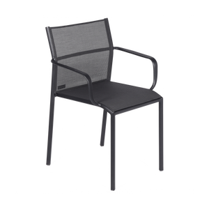 Fermob Cadiz tuinstoel met arm Anthracite