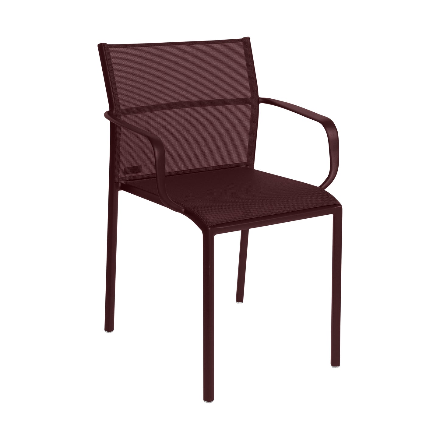 Fermob Cadiz tuinstoel met arm Black Cherry