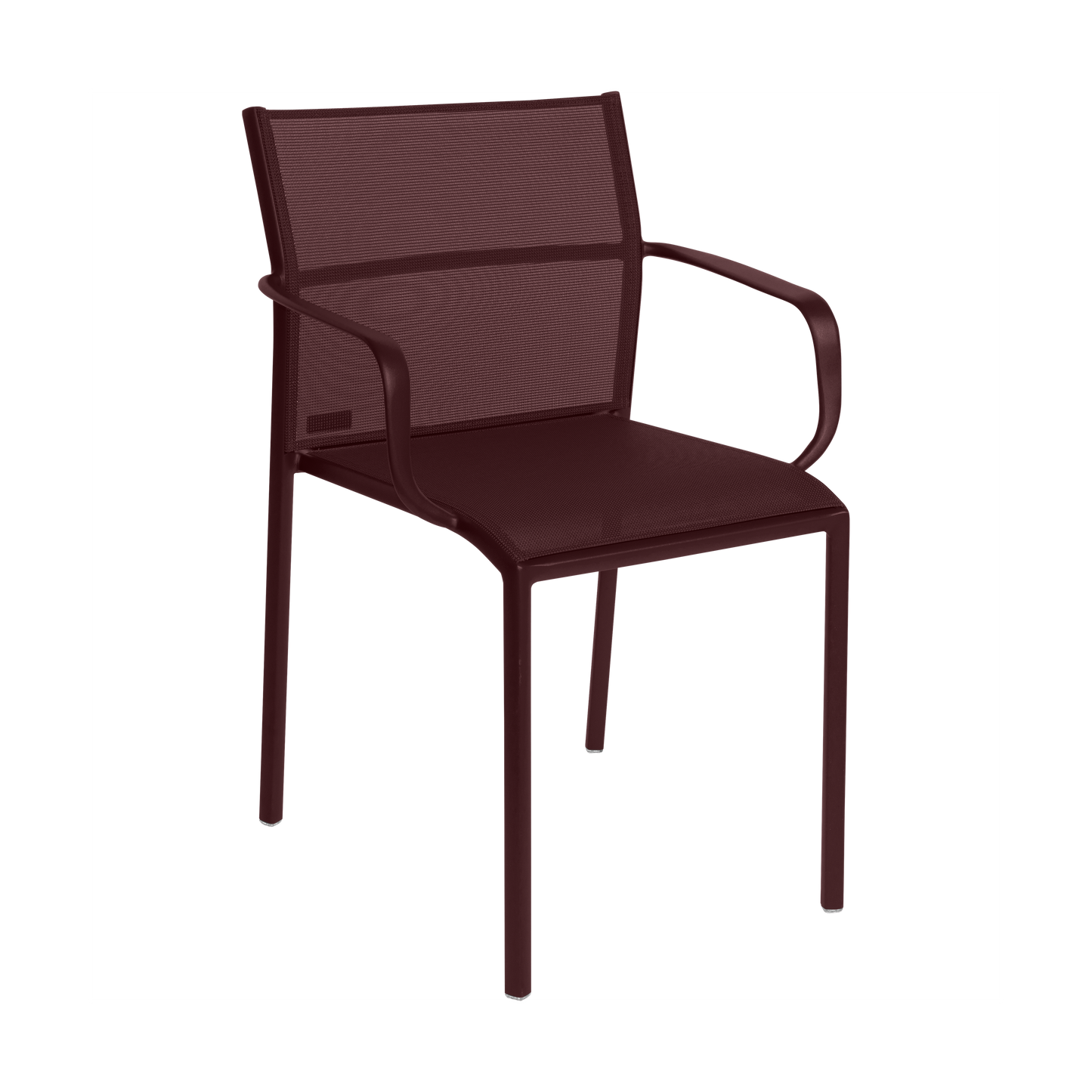 Fermob Cadiz tuinstoel met arm Black Cherry