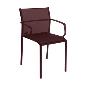 Fermob Cadiz tuinstoel met arm Black Cherry
