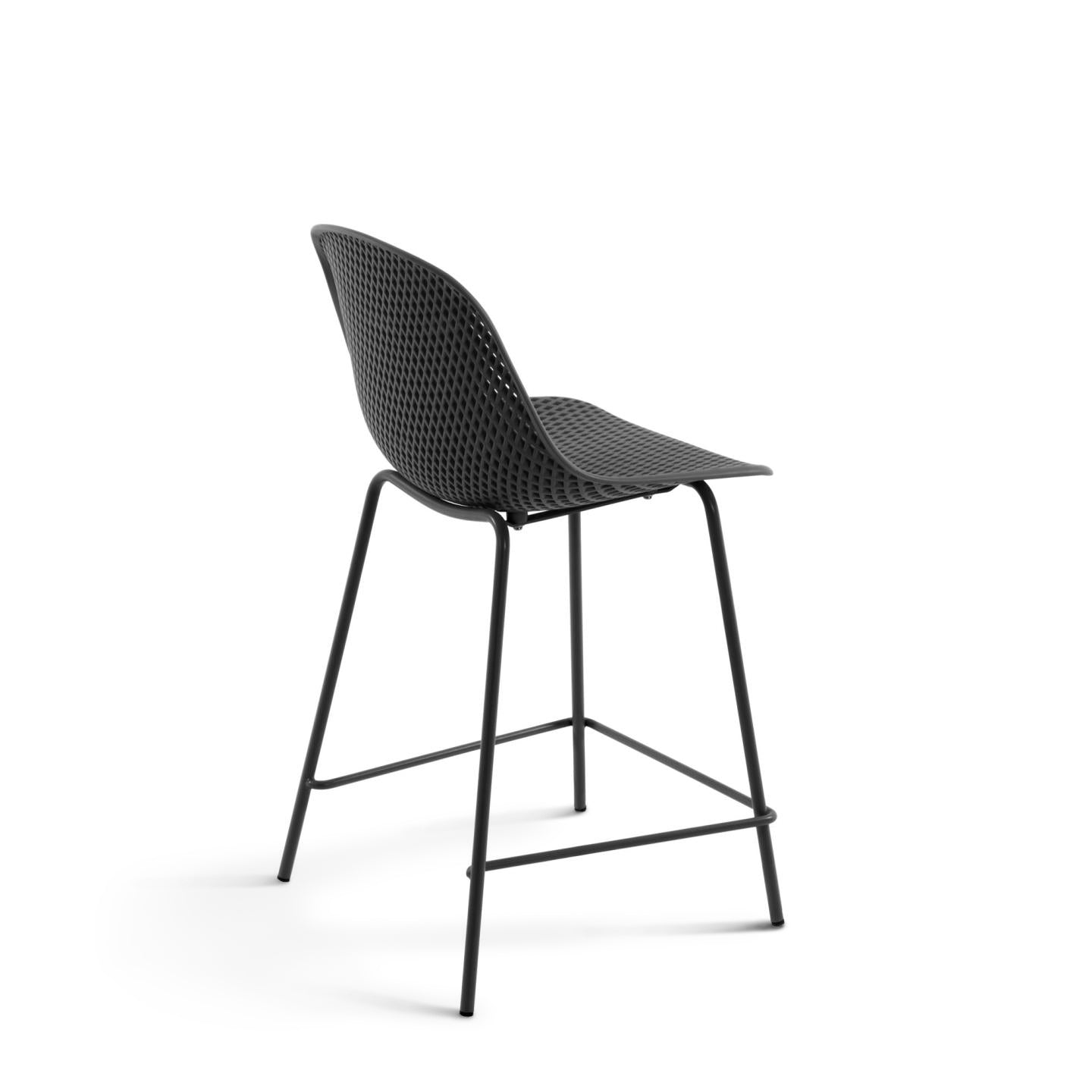 Kave Home Quinby barkruk H65 Grijs