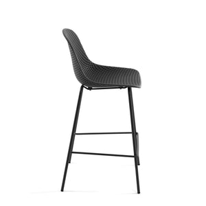 Kave Home Quinby barkruk H75 Grijs