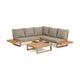 Kave Home Flaviina loungeset accaciahout
