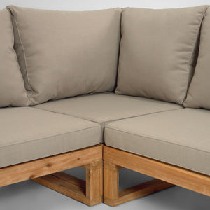 Kave Home Flaviina loungeset accaciahout
