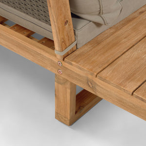 Kave Home Flaviina loungeset accaciahout