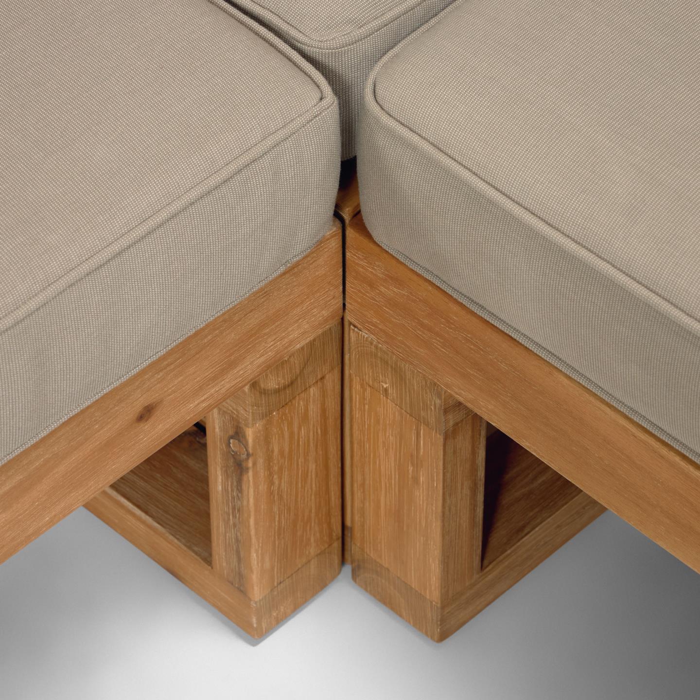 Kave Home Flaviina loungeset accaciahout