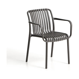 Kave Home Isabellini tuinstoel Grafiet