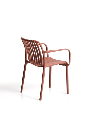 Kave Home Isabellini tuinstoel Terracotta