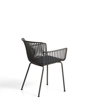 Kave Home Surpika tuinstoel Grafiet